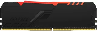 MEMORIA RAM FURY BEAST DDR4 RGB GAMER COLOR NEGRO 8GB 1 KINGSTON KF426C16BBA/8