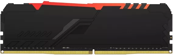 Memoria RAM Fury Beast DDR4 RGB gamer color negro 8GB 1 Kingston KF426C16BBA/8