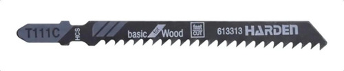 Set 5 Hojas Sierra Caladora Madera 100x75x3 Mm Harden T111c