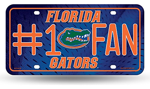 Etiqueta Metálica Para Matrícula De Los Florida Gators #1 De