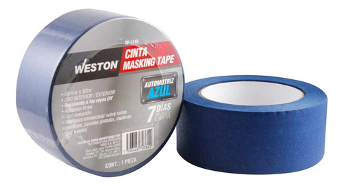 Cinta Masking Tape Azul 7 Días 48mm X 50m (caja C/48)