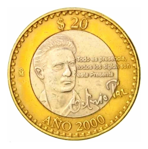 Moneda 20 2000 Octavio Paz