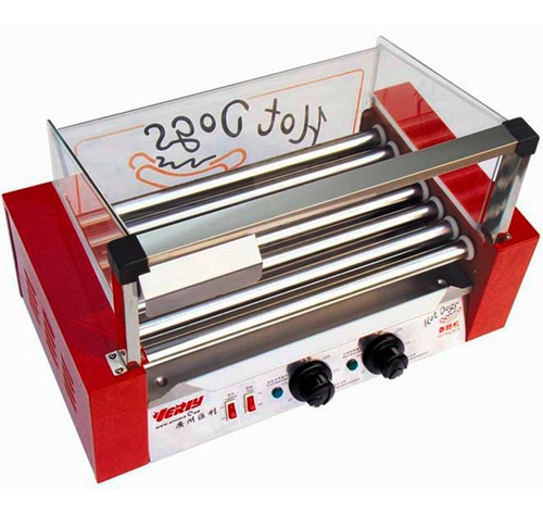 Verly Máquina Comercial De Hot Dogs 9 Rodillos 1500 W 110v