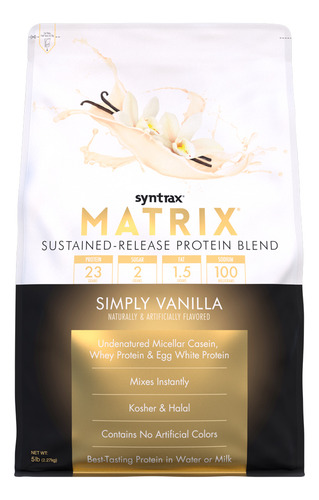 Matrix 5.0 Whey Protein (2,27kg) Simply Vanilla Syntrax