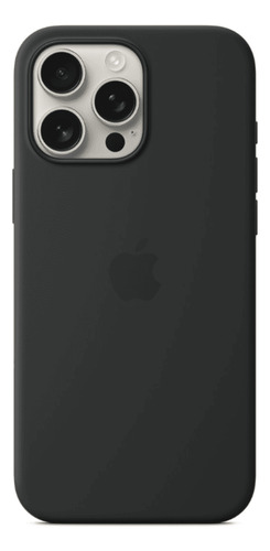 Case Silicone Magsafe Capa iPhone 16 Pro Max Preto