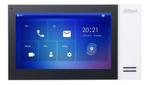 Monitor Ip Touch 7in Videoportero Dahua Alámbrico Altav /vc