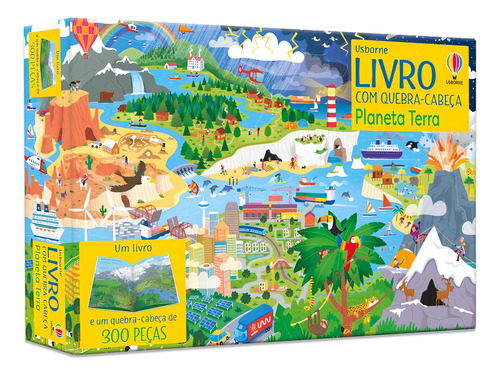 Planeta Terra: Livro Com Quebra-cabeça, De Sam Smith., Vol. 1. Editorial Usborne, Capa Mole, Edição 1 Em Português, 2024
