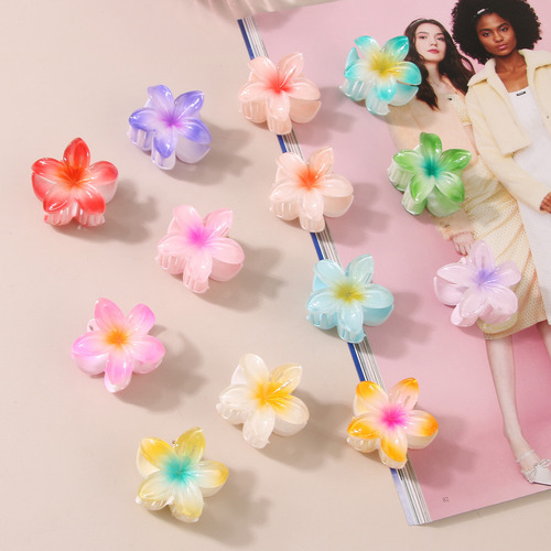 Pinza De Pelo Con Forma De Flor De Color Caramelo Para Mujer