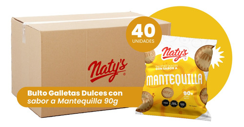 Galleta Naty´s Con Sabor A Mantequilla 90gr