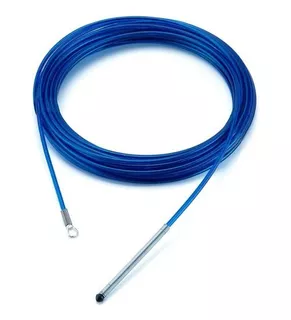 Passa Fio De Nylon Com Alma De Aço Puxafio C/ 5m Azul