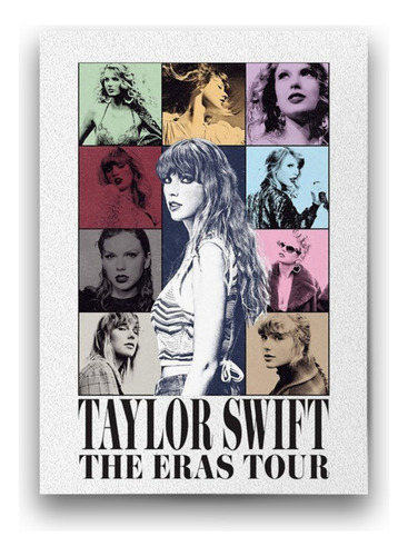 Póster Papel Fotográfico Taylor Swift Eras Tour Sala 45x30