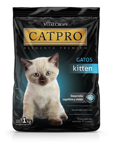Imagen 1 de 5 de Alimento Gatos Catpro Kitten 1 Kg   *** Retirar  Caba ***