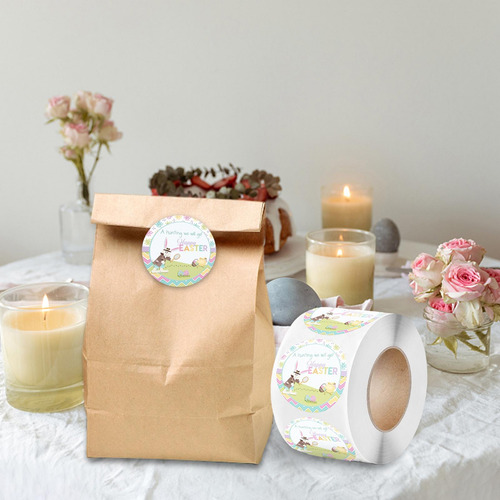 500 Uds Pegatinas De Pascua Pegatinas De Sello Para