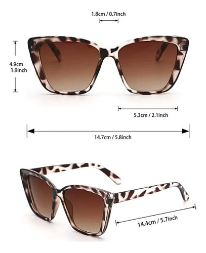 Par Lentes De Sol Gafas Polarizadas Uv400 Moda Playa Casual Par Carey - Negro
