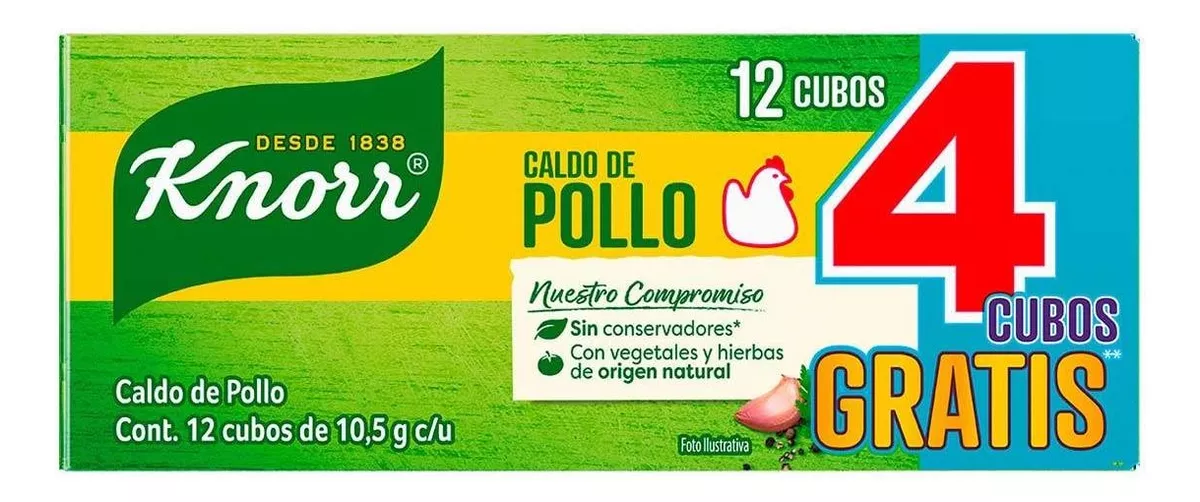 Primera imagen para búsqueda de knorr caldo de pollo