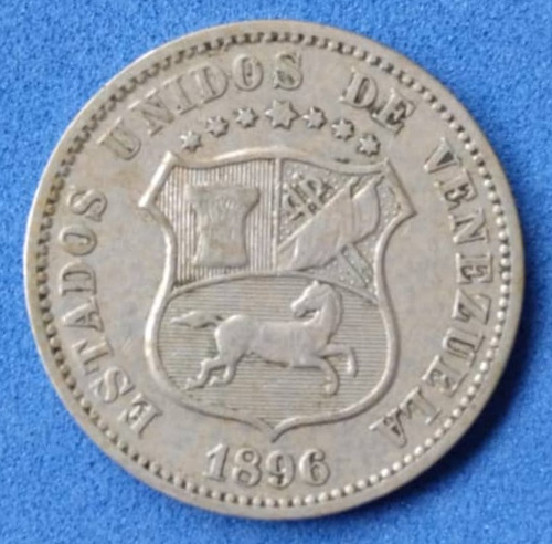 Antigua Moneda 12,5 Céntimos De 1896, Locha.