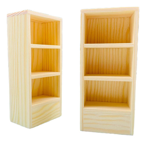 Gabinete Para Casa De Muñecas, Estantería En Miniatura L
