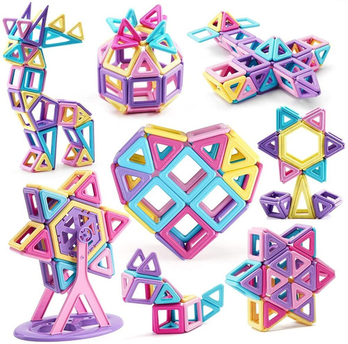 Amy Benton Mini Castillo Magneticos Pcs Bloques De Cons...