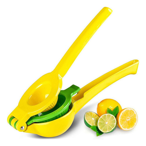 Exprimidor manual de cítricos, unidad de color limón y naranja