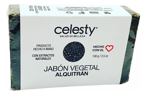 Kit 12 Pzs Jabón Vegetal Alquitrán Hulla Psioriasis 100g Env