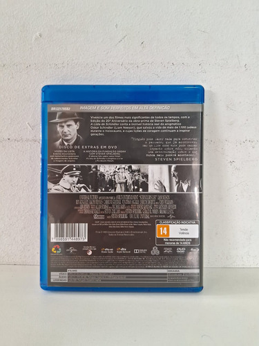 Bluray A Lista De Schindler Direção Steven Spielberg (Usado)
