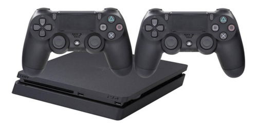 Sony PlayStation 4 Slim 1TB Extra DualShock 4 Controller color  negro azabache
