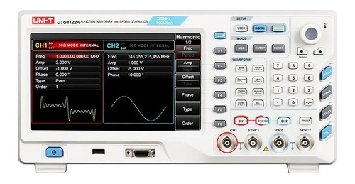 Generador De Funciones Arbitrarias 120 Mhz Utg4122a