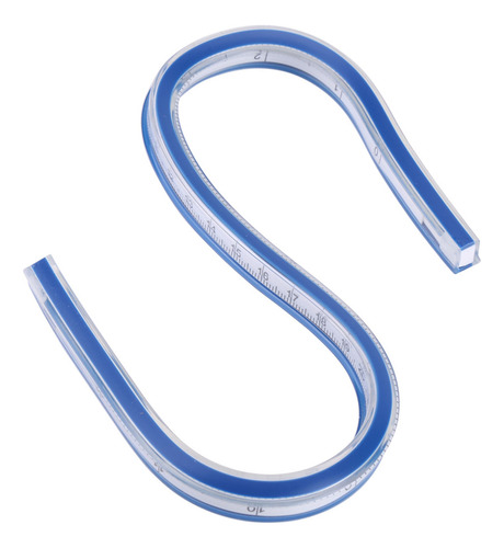 1 Pcs Curva De Plástico Flexible Regla De Regla Drawing
