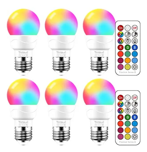 comprar Bombillas Led Yangcsl Equivalentes A 40 W, Color Rgb Que Cam