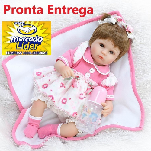 Boneca Bebe Reborn Laura Linda - Frete Gratis + Brinde