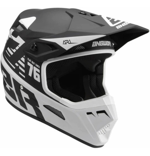 Imagen 1 de 3 de Casco Moto Mx Answer Niños Ar-1