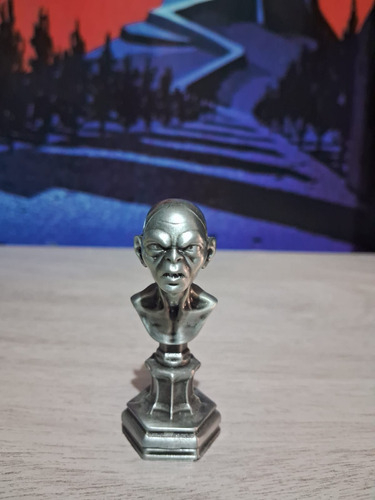 Boneco Busto Miniatura Smiagol Gollum Senhor Dos Anéis