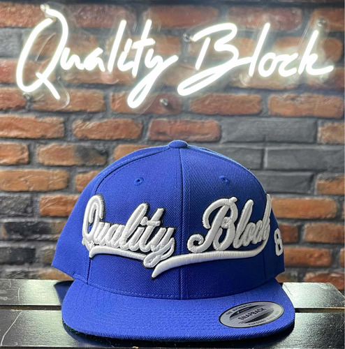 Gorra Quality Block Azul Snap Back