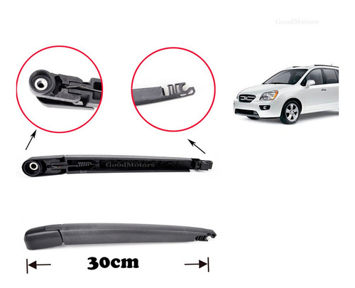 Imagen 4 de 7 de Brazo + Plumilla Trasera 14 Hyundai Santa Fe 2007 2012 -2pc