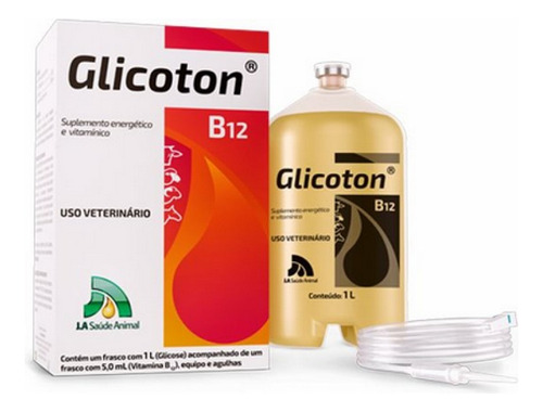 Glicoton B12 Energético 500ml - Com Equipo E Agulha