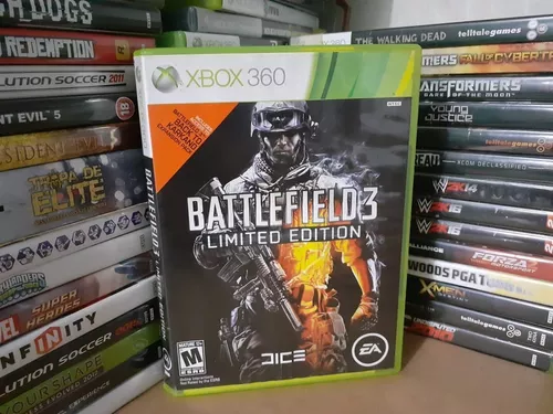 Jogo De Tiro Battlefield 3 Xbox 360 Original Mídia Física