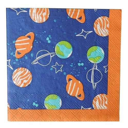 Imagen 3 de 3 de Set Fiesta Astronauta Espacio Kit Infantil Niño Niña