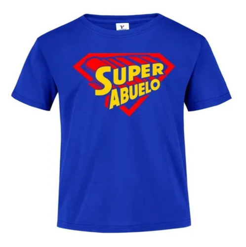 Playera Super Papa Abuelo Regalo Moda Cumpleaños Día Padre