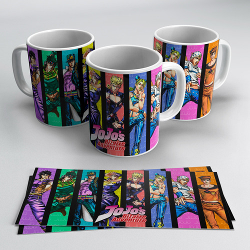 Taza Blanca 11 Oz / Jojo's Bizarre Adventure , M01 (1 Pz)