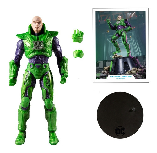 Dc Multiverse New 52 Lex Luthor Power Suit Mcfarlane Nueva 