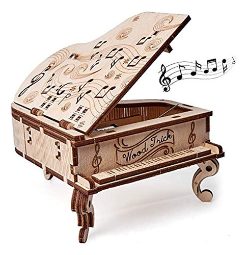 Truco De Madera De Juguete Piano Music Box Moonlight Sonata