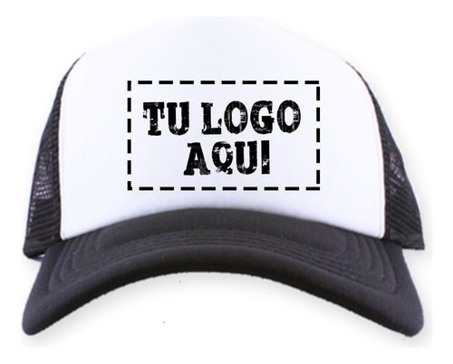 Jockey Negro Personalizado Tu Logo Aqui Gorro Gorra