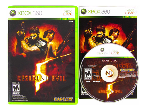 Resident Evil 5 Juego Xbox 360 En Su Caja