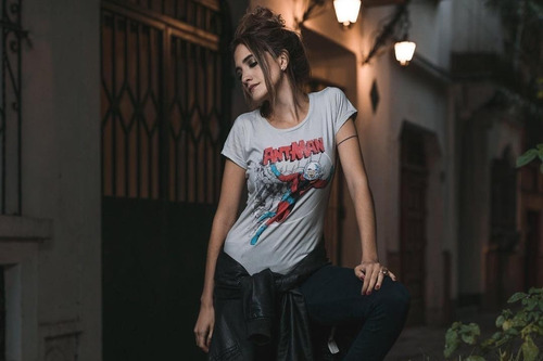 Imagen 2 de 4 de Ant-man Retro Mujer Playera Marvel Edición Limitada