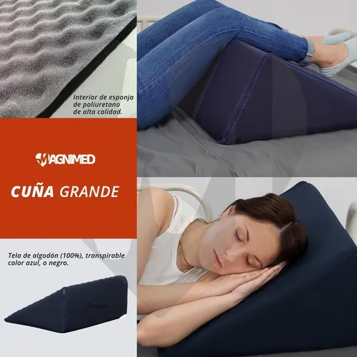 Almohada Cojin Tipo Cuña Antireflujo Respaldo Adulto Grande