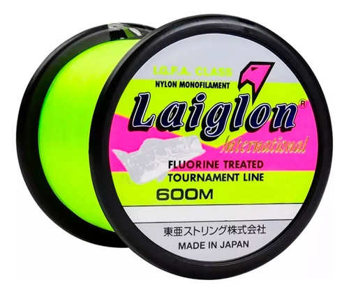 Bobina De Tanza Laiglon Japones 0.470mm X600mts Fluor