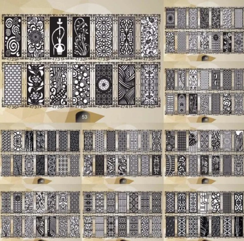 2000 Vectores Celosias Corte Láser Cnc Dxf X060