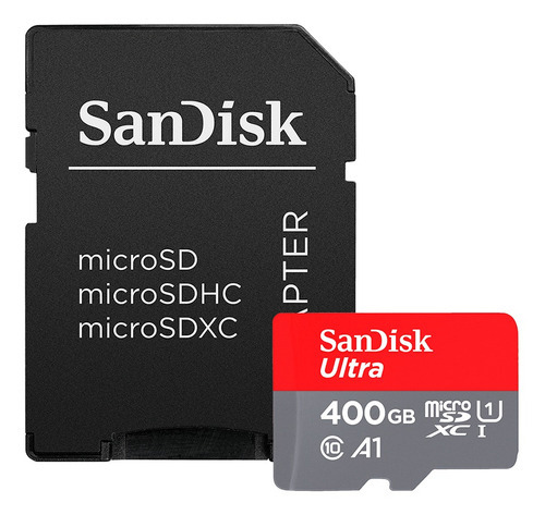 Cartão De Memória Microsdxc 400gb Uhs-i Ultra  Sandisk E Adp