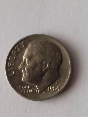 Moneda One Dime 1984p (Usado)