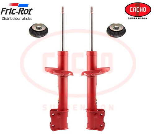 Kit Amortiguadores Del. Fric Rot P/ Chevrolet Agile C/cazole